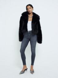 River Island Grafit Szürke 7/8-os Szűk Szárú Farmer, Size 32, pamut (597651)