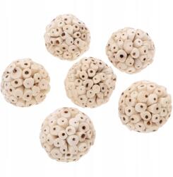 Luk Shola Sola ata Ball dekoratív gömbök egzotikus szárított virágos 15 db 6 cm (#5794)