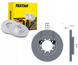 Textar 93117400 féktárcsa (1db)