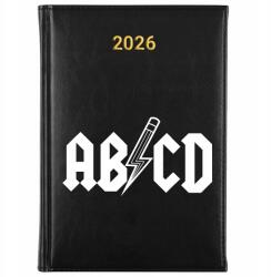 FunnyCase Könyvnaptár 2026 Ab CD Fekete tervező Napló Határidőnapló Ajándék Wz (Kalendarz Czarny AB CD)