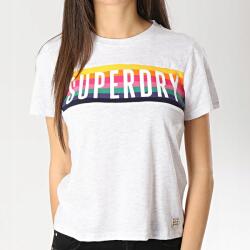 Superdry Szürke Rövid Ujjú Logós Póló (36) (589490)
