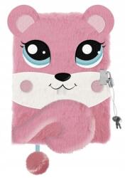 St. Majewski Napló 3D lakattal szőrös My Little Friend Squirrel A5, 96 lap (5903235657764)