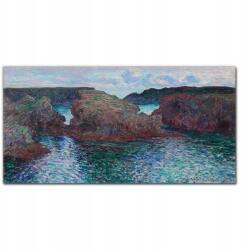Coloray Vászonkép a nappaliba Szikla óceán Monet 100x50 (010030010010000018337)