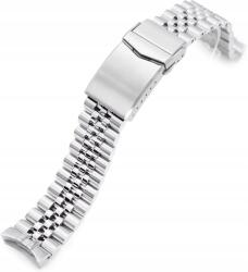  MiLTAT 20 mm-es szíj Seiko 5-40 mm-es karórához matt acél L-es méret (B08QJ261Y3)