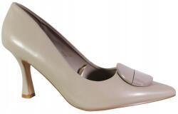 Goodin Női Körömcipő GD-DO-222 Méret 37 Bézs Arc Elegáns Magassarkú (GD-DO-222)