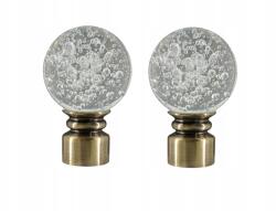 ESTAdeco Bubble Végzáró szett 19 mm-es karnisokhoz, Antik Arany (Końcówka BUBBLE fi19mm Złoto antyk)