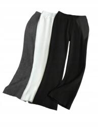 Shein Fekete Bolyhos Kötött Nadrág Egyenes 38 M__M