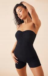 Prettylittlething Fekete Texturált Overál Nyitott Vállakkal Prettylittlething 40