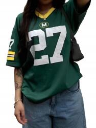 Shein Zöld Mintás Casual Póló 36 S__s