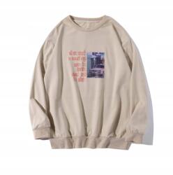 Shein Női Pulóver Bézs Klasszikus Print 36 S Eac