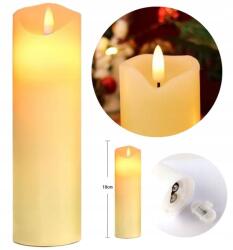 Znicz Polski Gyertya Elemes Gyertya Led Mécses utántöltő 18cm Láng effekt (MQL025)