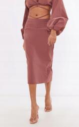 Prettylittlething MIDI Ceruzaszoknya, Size Xs, barna, 100% poliészter