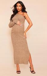 Prettylittlething Bézs Klasszikus Aszimmetrikus Maxi Ruha Prettylittlething L