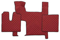  Bőr teljes padló borítás Man TGX Automata (Két fiókos) PIROS