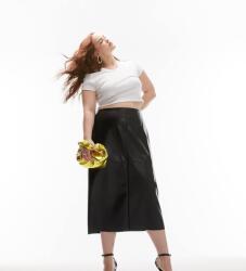  Topshop Curve Fekete Bőrutánzat Szoknya (44) (568037)