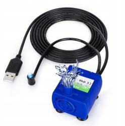  Szuper Csendes Szivattyú Kút Itató Macskának Kutyának Led (POMPA)