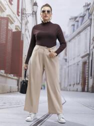 Shein ZC66310 Shein Magas Derekú Kordbársony Nadrág (41) 48