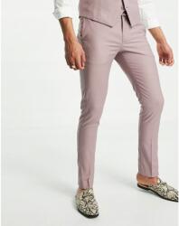 New Look Férfi Elegáns Nadrág Rózsaszín 32 1AAA