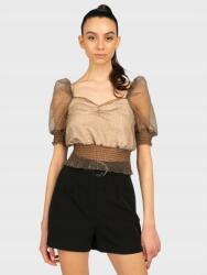 Guess Bézs Organza Felső Állatmintás (xs) (463127)