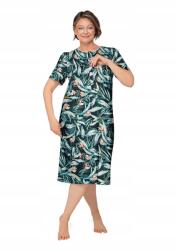 Martel Női rövid ujjú hálóing Bogna 203 wz. 29 Martel XL sötét zöld (Koszula nocna damska krótki rękaw)