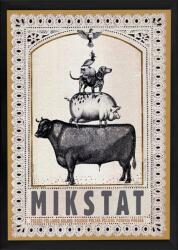  Kép Fekete Keretben Lengyelország Falu Kakas Tehén Disznó Konyha Richárd Kaja (OBRAZEK W RAMCE RYSZARD KAJA kogut krowa)