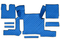  Bőr teljes padló borítás MAN TGX 2018-tól Manual (Két fiókos) KÉK