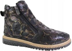 Artiker Női Bokacsizma Artiker 57C2370 MÉRET36 Bőr Fekete Lico Lapos Cipzáras (57C2370)