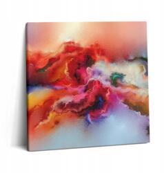 Wallfluent Vászonkép Étkezőbe Könnyű Összeszerelés Kiömlött Festékek 60x60 cm (010030010270000074649)