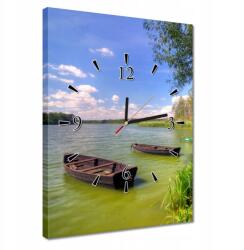 ZeSmakiem Órák 30x40 Horgászcsónakok Tó (H834Z_Z1D_30x40cm AZ)