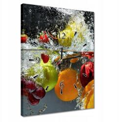 ZeSmakiem Órák 30x40 Gyümölcsök a vízbe esve (H717M_Z1D_30x40cm AZ)