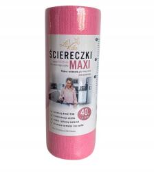  La Vida professzionális törlőkendő tekercses Maxi Premium rózsaszín 40db (5903794142336)