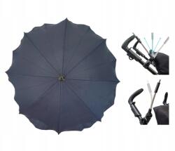 Skyline Babakocsi napernyő, fekete, kerek, napvédő, 75 cm, UV50 szűrővel (PO00064)