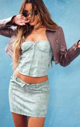 Prettylittlething CC36215 Miniszoknya Vintage Nyomtatással Prettylittlething (11) M