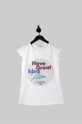 artigli Fehér Póló Díszített Nyomott Mintával (s) (590499)