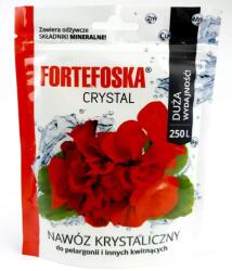  Kristályos Műtrágya Muskátlihoz Fortefoska Crystal 250G Nagyon Hatékony (5907559233192)