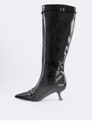 Raid Fekete Vinil Csizma, Size 38 (596003)