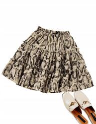 Shein Rövid Bő Szabású Szoknya Bézs-barna 36 S__s