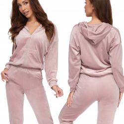  324_roz. L_WELUROWY Melegítő Szett