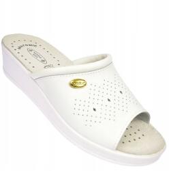 Sanital Flex Női egészségügyi papucs kényelmes bőr 698 Wt 38-as méret (medyczne 698)