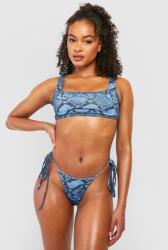 Boohoo FC31314 Boohoo Kétrészes Kígyóbőr Fürdőruha (10) L