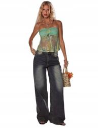 Shein Hálós Hímzésű Casual XL__XL