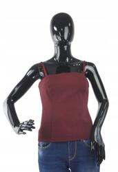 Silvian Heach Bordó Top, cipzáras, Size XS, poliészter (372907)