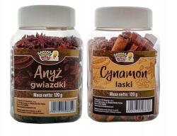 Royal Brand Szett: Csillagánizs 120g és Fahéj rúd 120g