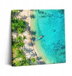 Wallfluent Fotó Vászonkép Hobbi Edzőterem Trópusi tengerpart Koh Tao 60x60 cm (010030010270000076029)