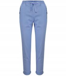 Agrafka Kényelmes elasztikus gumis derekú plus size elegáns nadrág Liliana (Kék) (5905756050338)