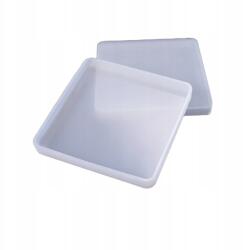 e-kreatywni Szilikon öntőforma tálca négyzet gyanta öntéshez