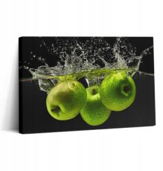 Wallfluent Vászonkép Canvas Irodába Fa Keret Zöld Alma A Vízben 30x20 cm (010030010150000077226)