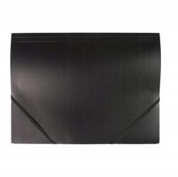 D. rect gumis műanyag mappa A4, fekete (009082)