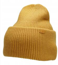 4F téli sapka beanie sárga M-es méret (H4Z22-CAD007-71S)