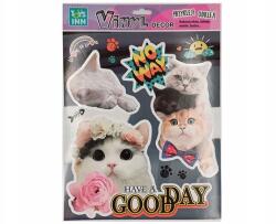 Stnux Vinyl matricák Állatok Macskák No Way 6 db (603915)
